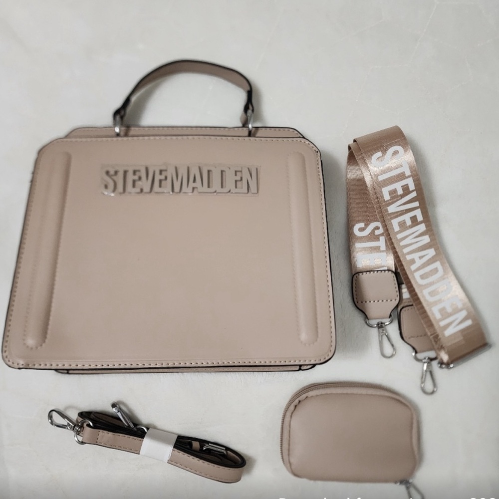 Steve Madden NWT Tan Crossbody Bag Set